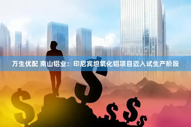 万生优配 南山铝业：印尼宾坦氧化铝项目迈入试生产阶段