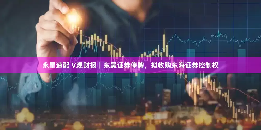 永星速配 V观财报｜东吴证券停牌，拟收购东海证券控制权